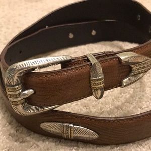 Southwest Leather Belt